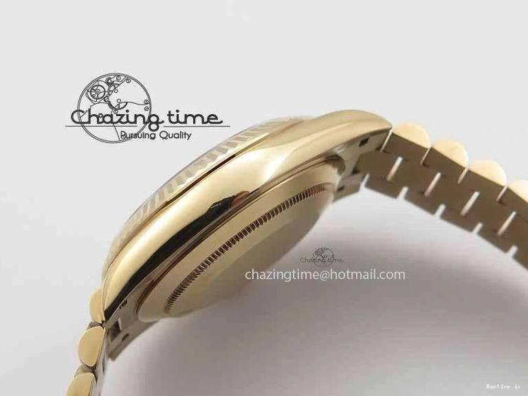 1226 Sophisticated Day-Date 40mm 228239 RG Noob 1:1 Best Edition Brown Roman Dial On RG President Bracelet A 3707